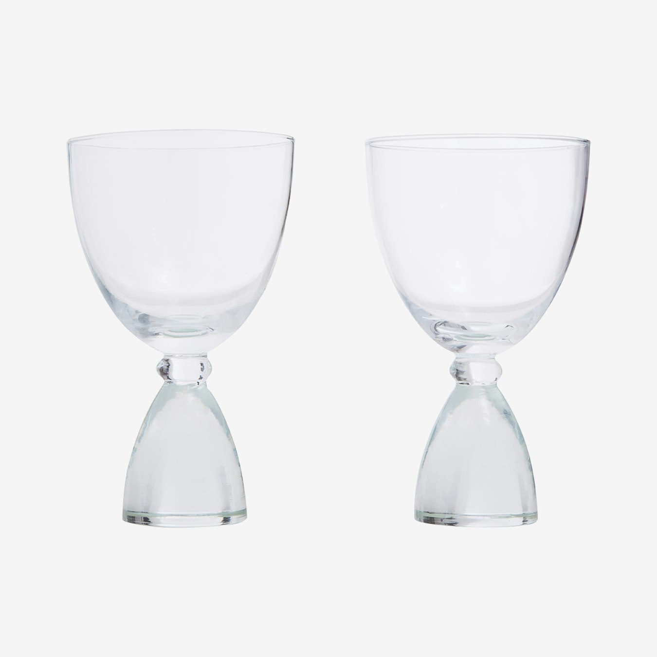 Thick Stem Gin Glasses - Clear - Set of 2 by Fifty Five South