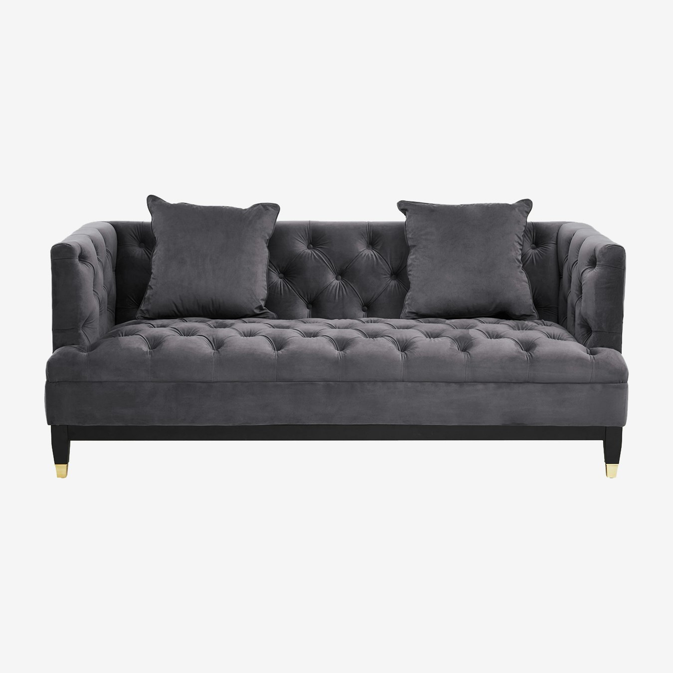 Sefira 2-Seat Sofa - Grey by Fifty Five South