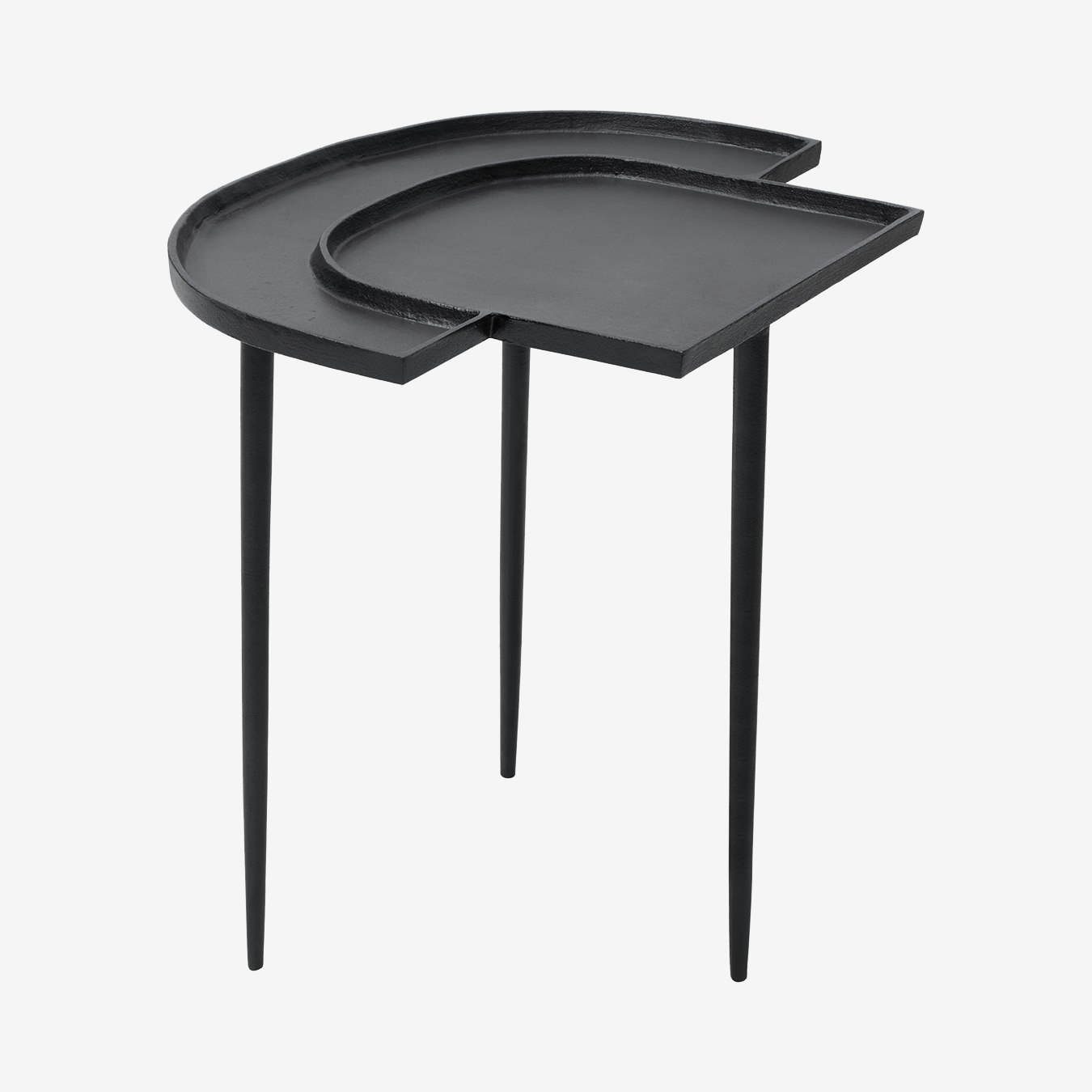 Simbolo Side Table - Black Nickel by Fifty Five South