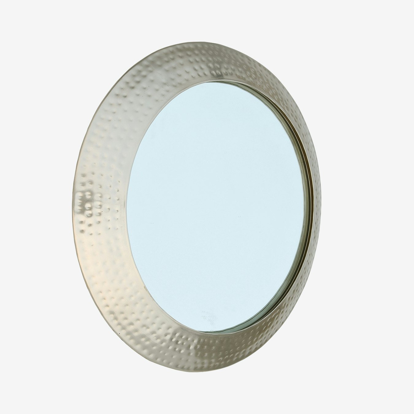 Templar Iron Wall Mirror - Pewter by Fifty Five South
