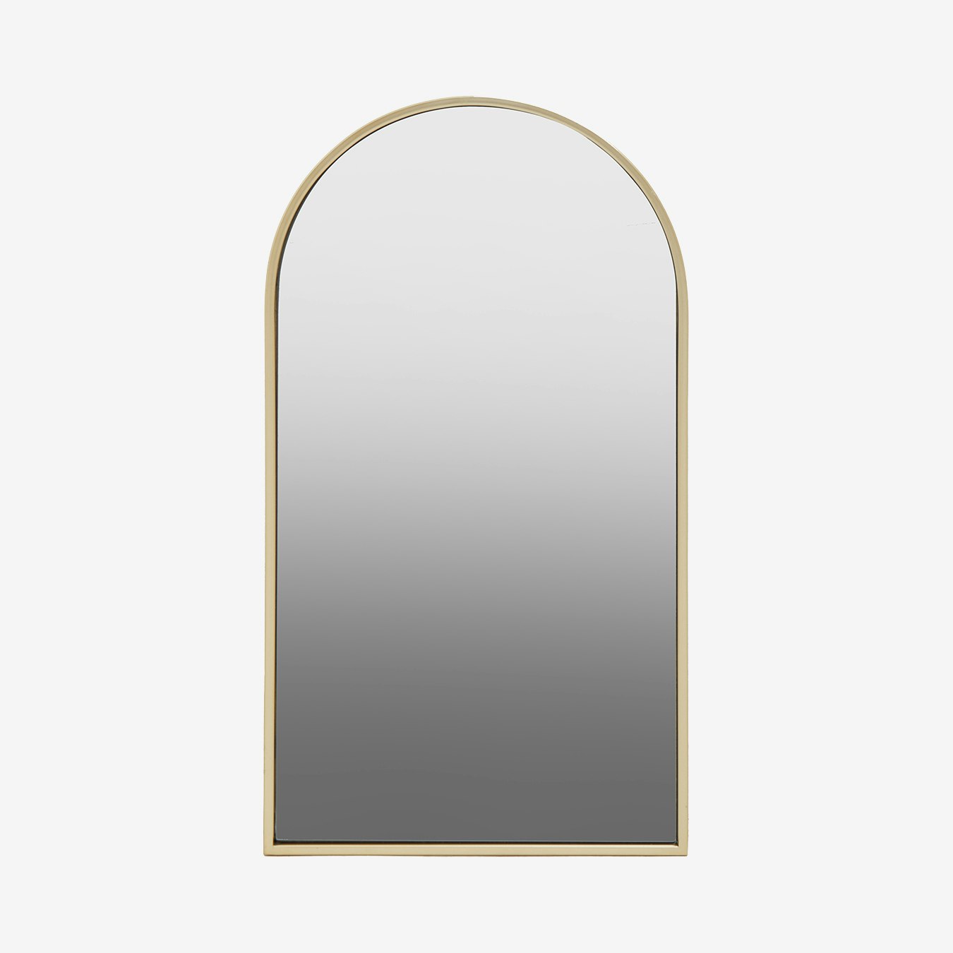Trento Wall Mirror With Metal Frame - Gold by Fifty Five South