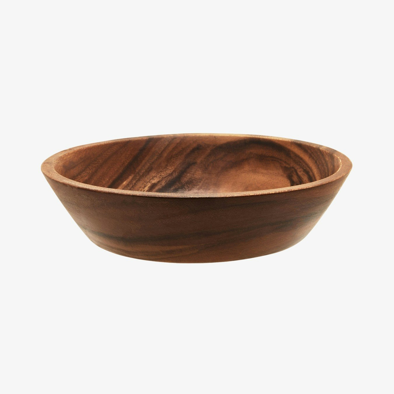 Kora Organic Acacia Wood Round Tapered Bowl by Fifty Five South