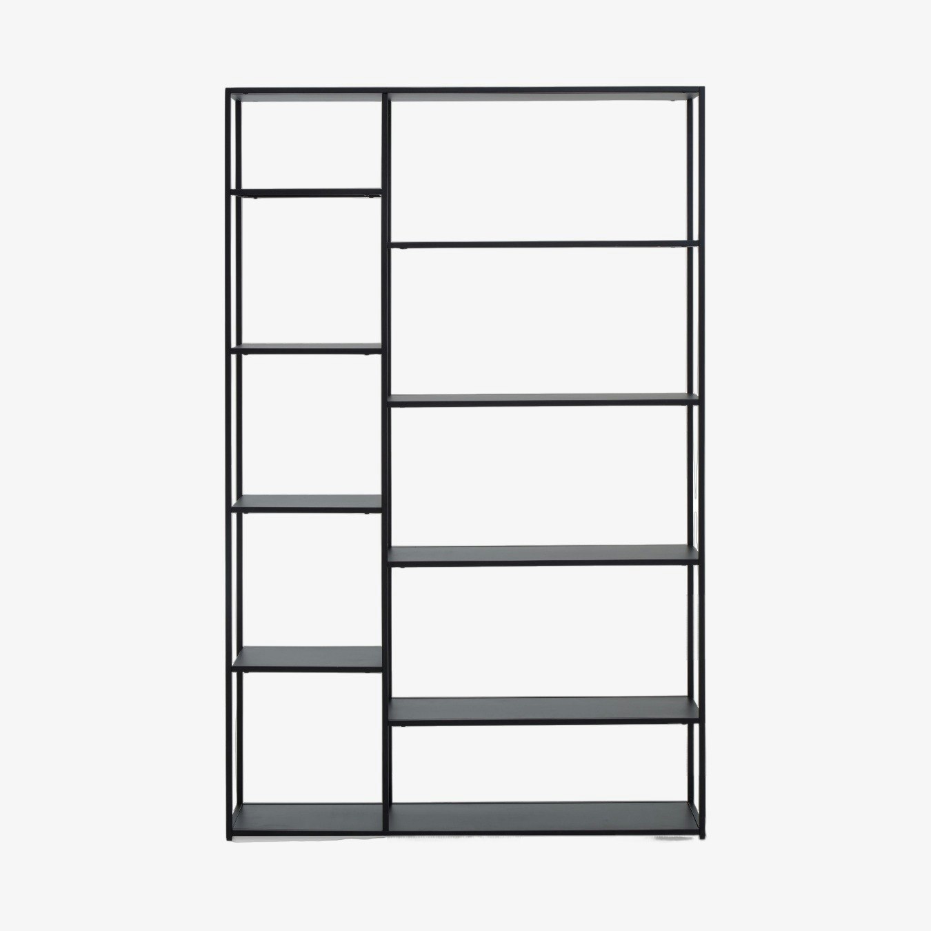 Acero Multi Shelf Unit - Black by Fifty Five South