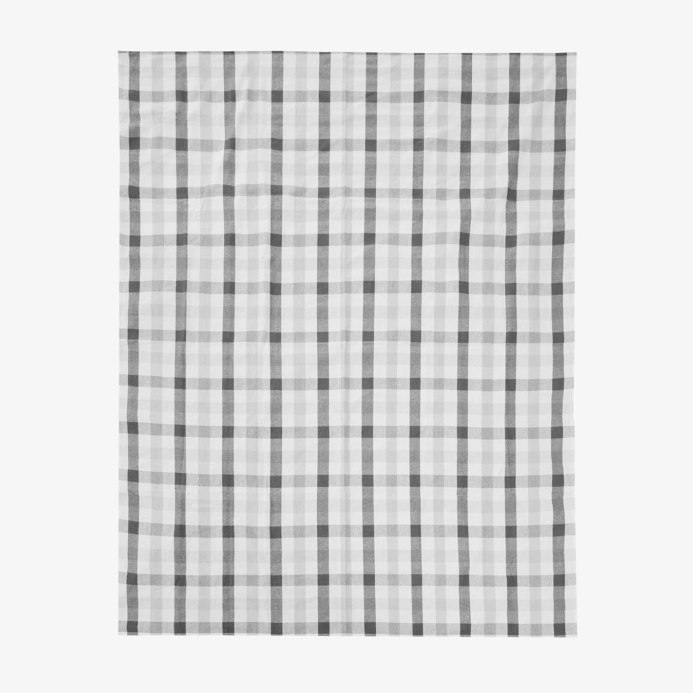 Thread&Loom 100% Cotton Tablecloth - Grey / Black by Fifty Five South