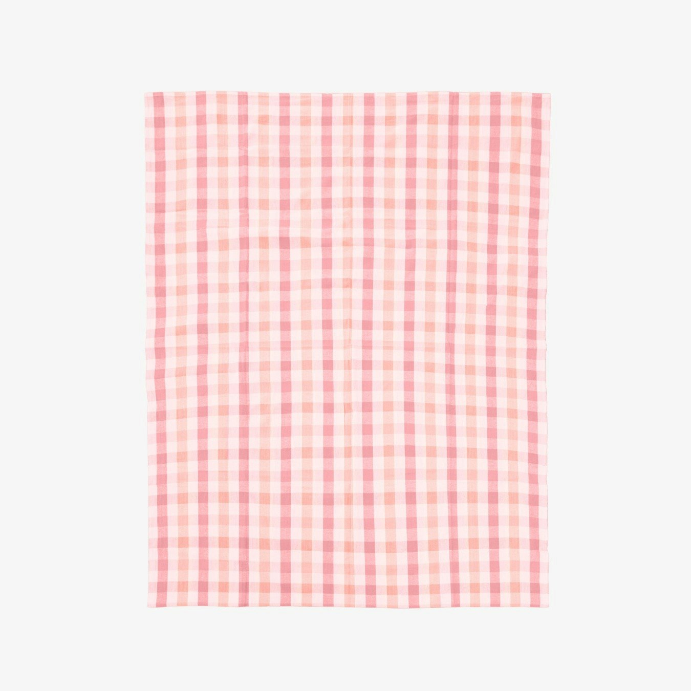 Thread&Loom 100% Cotton Tablecloth - Almond / Coral by Fifty Five South