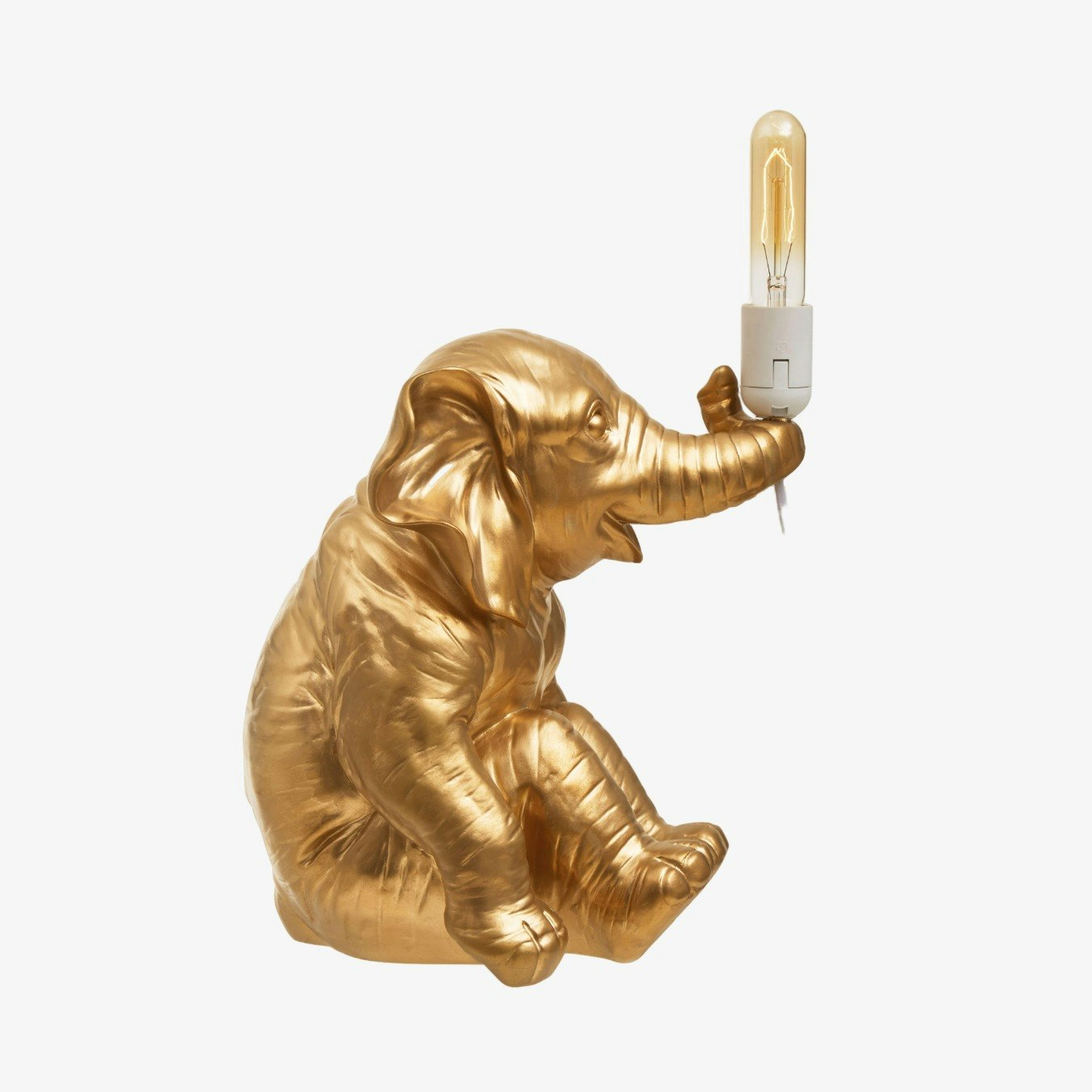 Boho Elephant Lamp - Gold by Fifty Five South