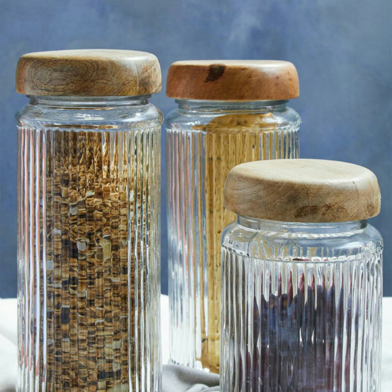 Garner Glass Storage Jar With Mango Wood Lid by Fifty Five South
