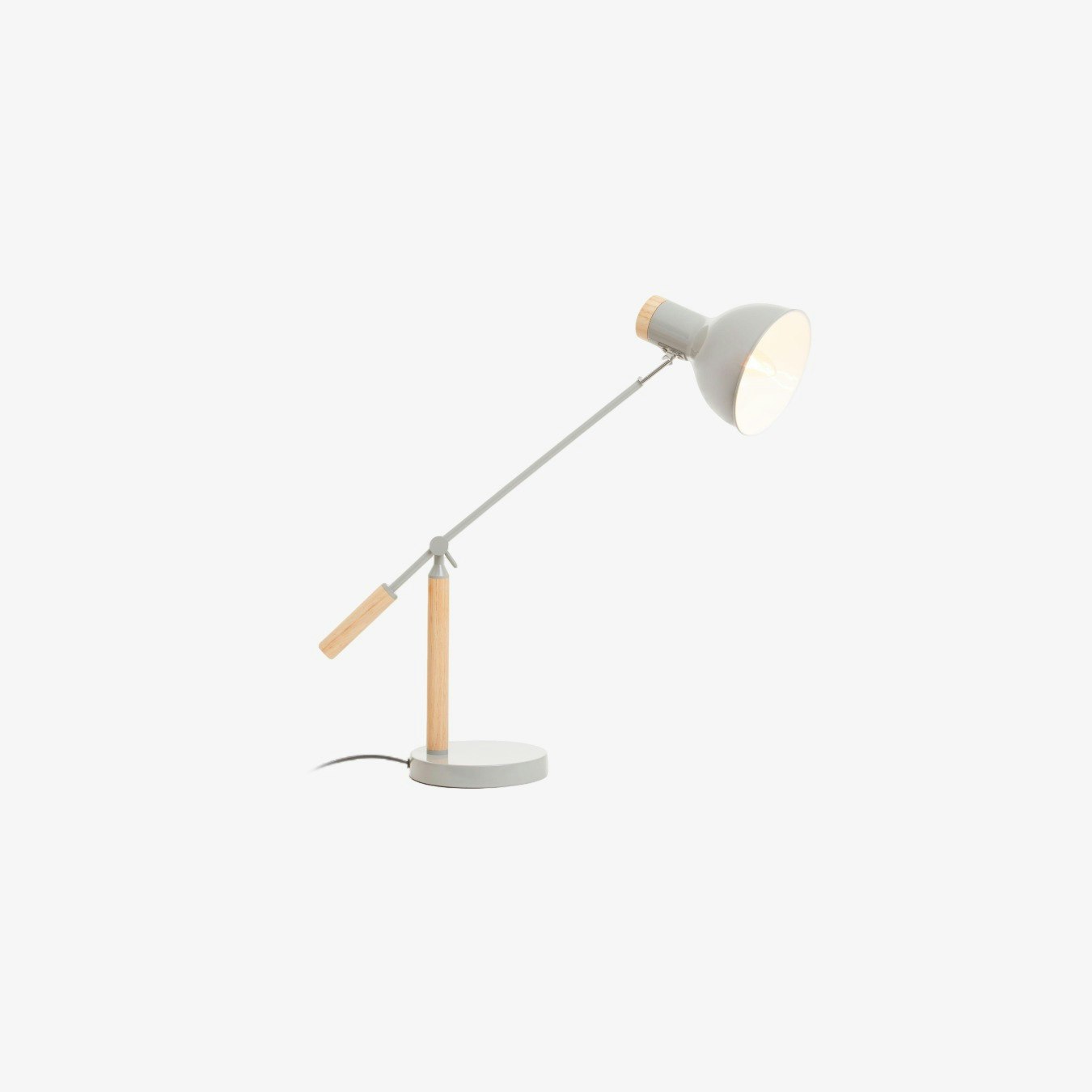 Stockholm Table Lamp - Matt Grey by Fifty Five South