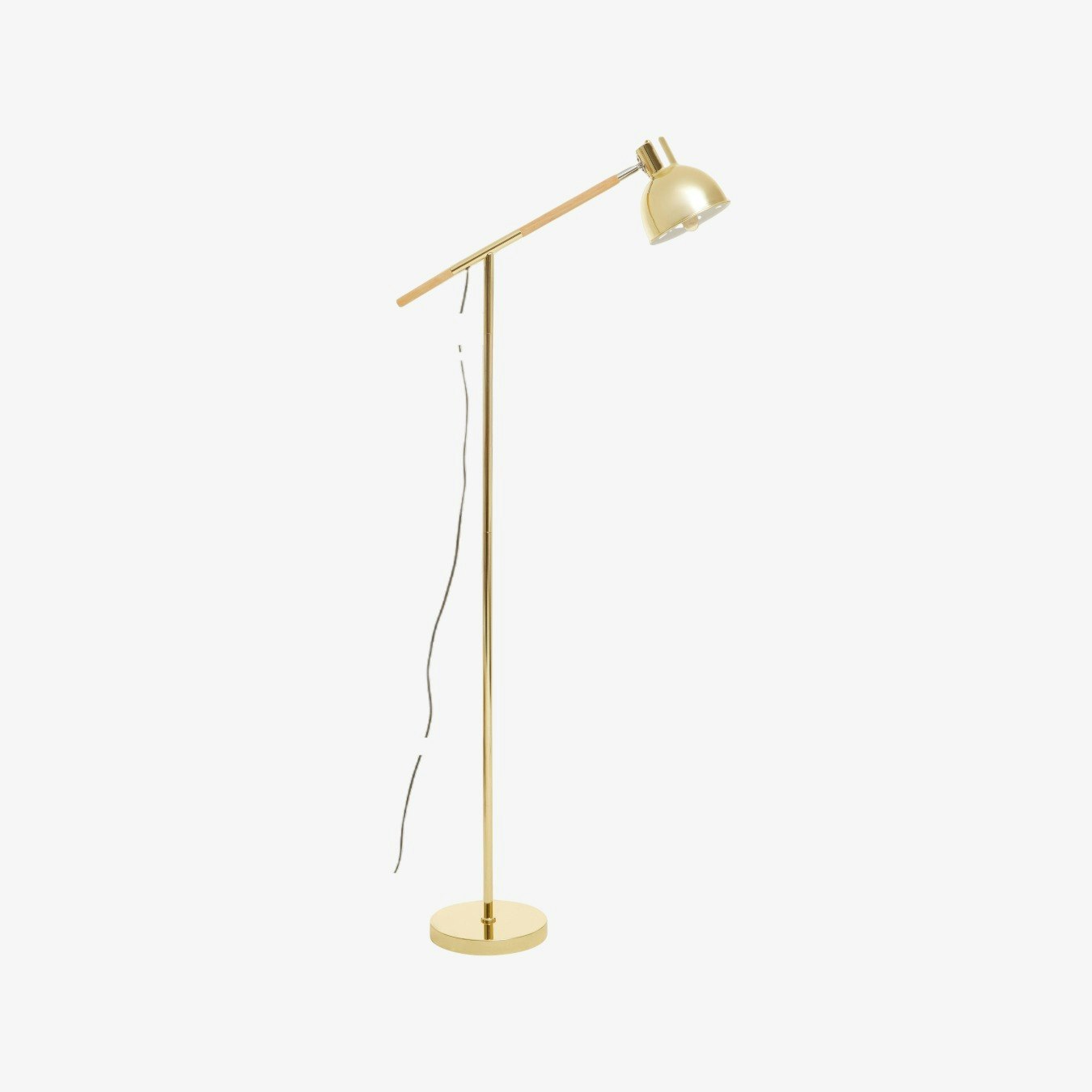 Stockholm Floor Lamp - Shiny Brass by Fifty Five South