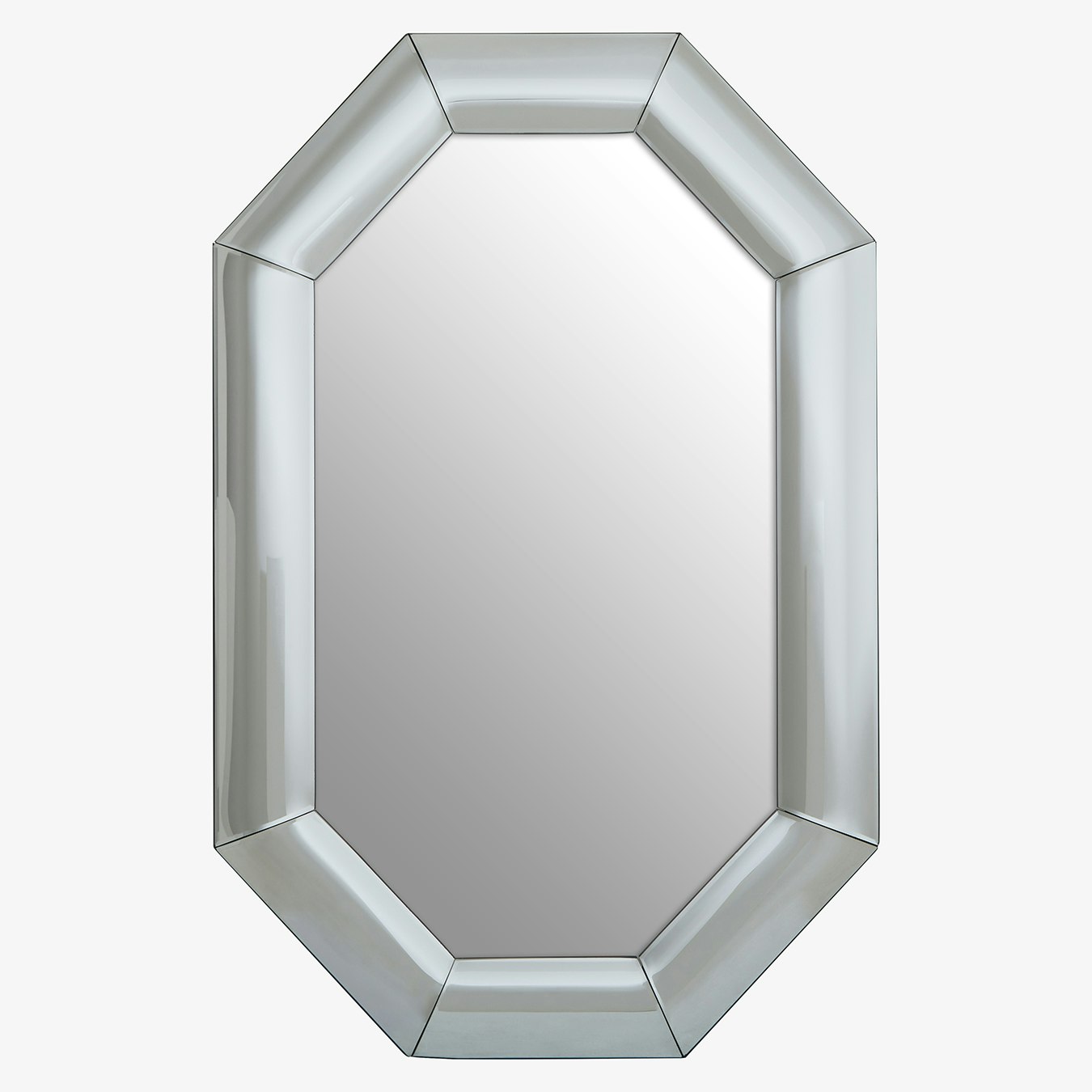 Josie Wall Mirror - Silver Frame by Fifty Five South