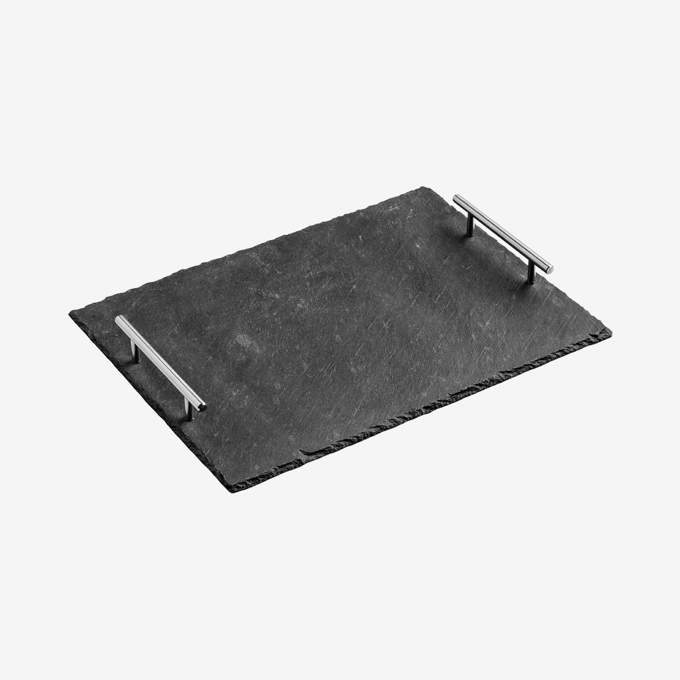 Slate Tray - Grey - Stainless Steel by Fifty Five South