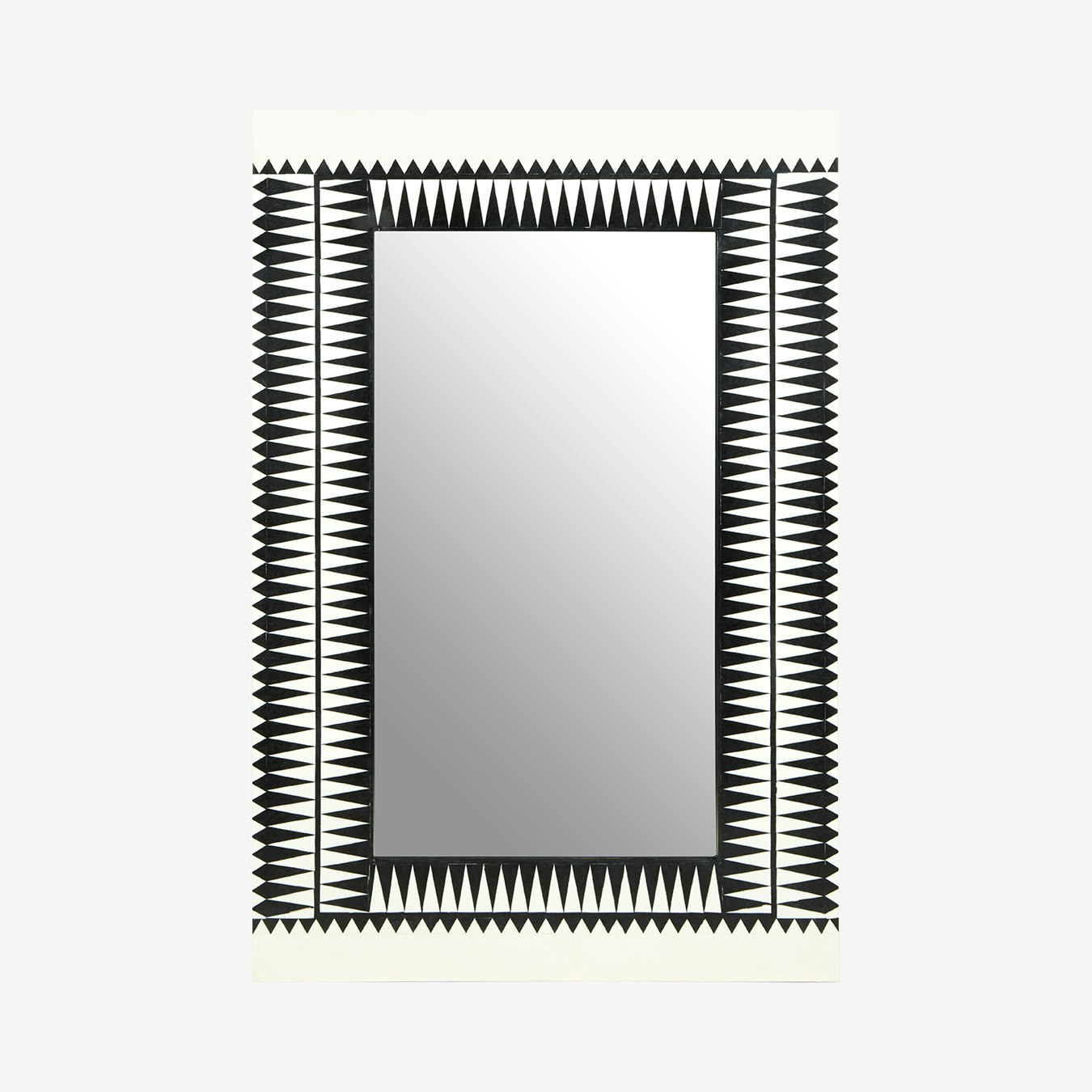 Issey Wall Mirror - White by Fifty Five South
