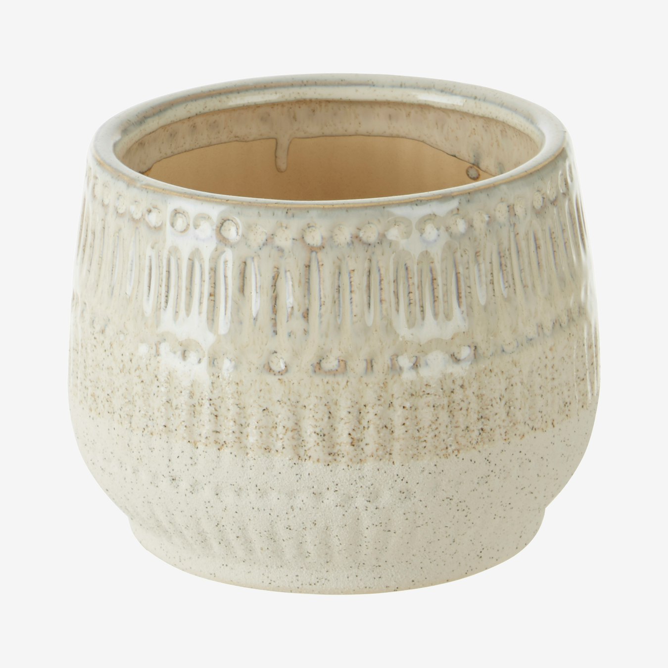 Steen Planter - White - Stoneware by Fifty Five South
