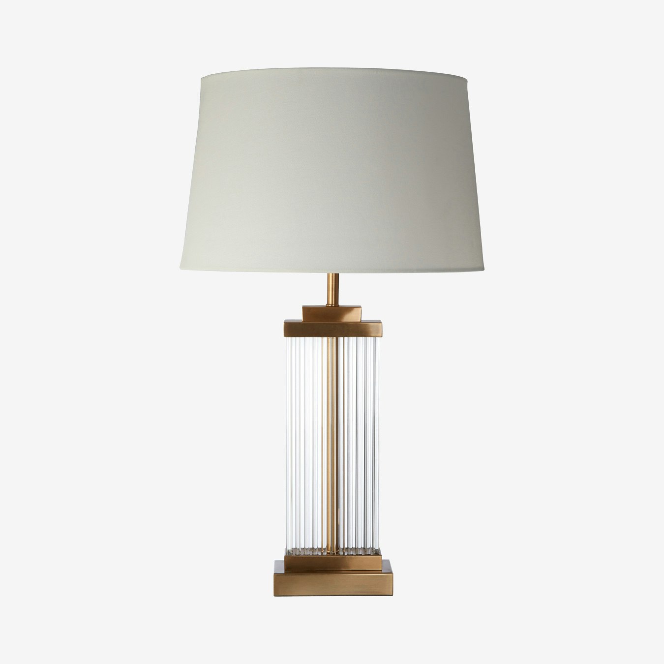 Zaria Table Lamp - Gold - Glass by Fifty Five South