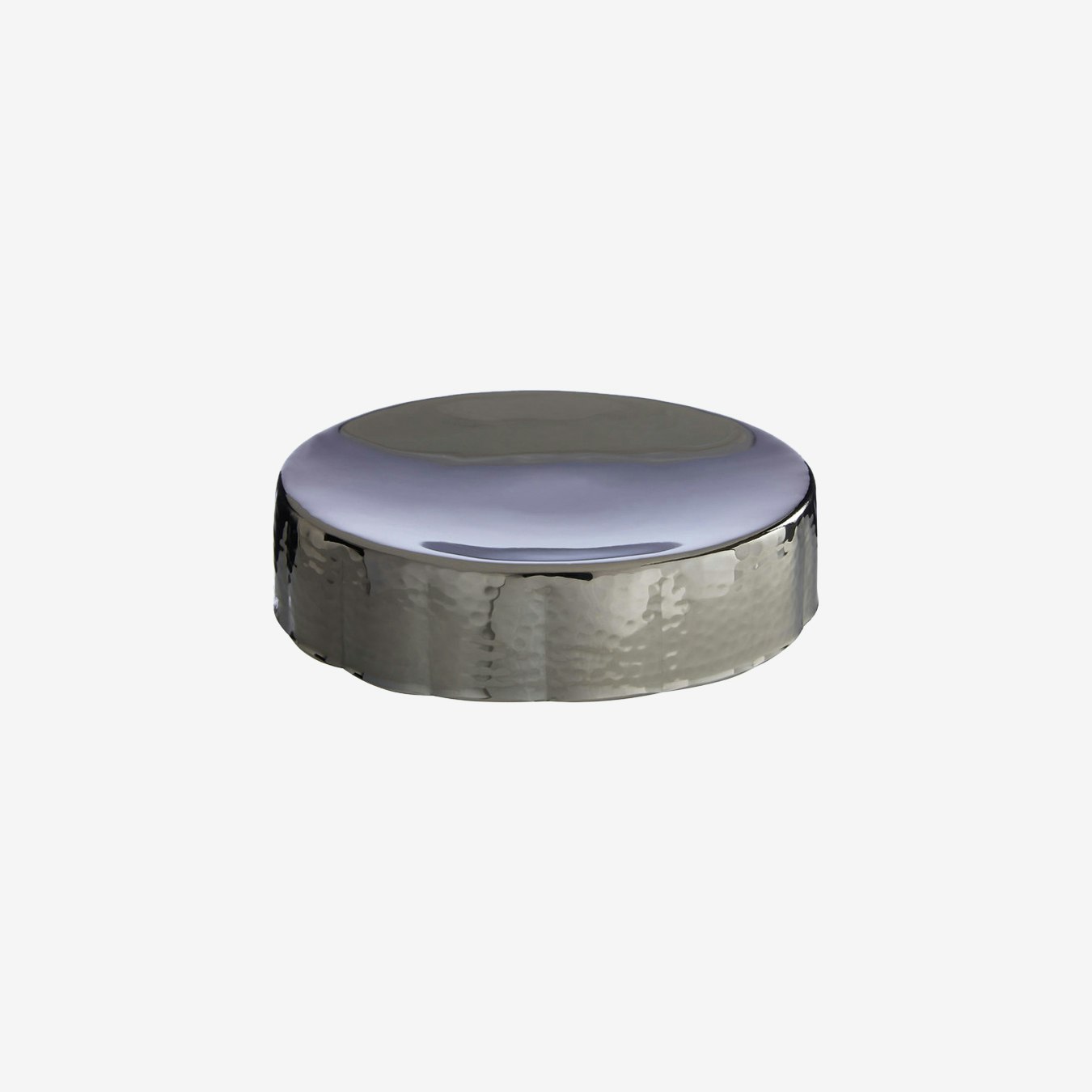 Hammered Effect Soap Dish - Black Nickel - Stainless Steel by Fifty Five South