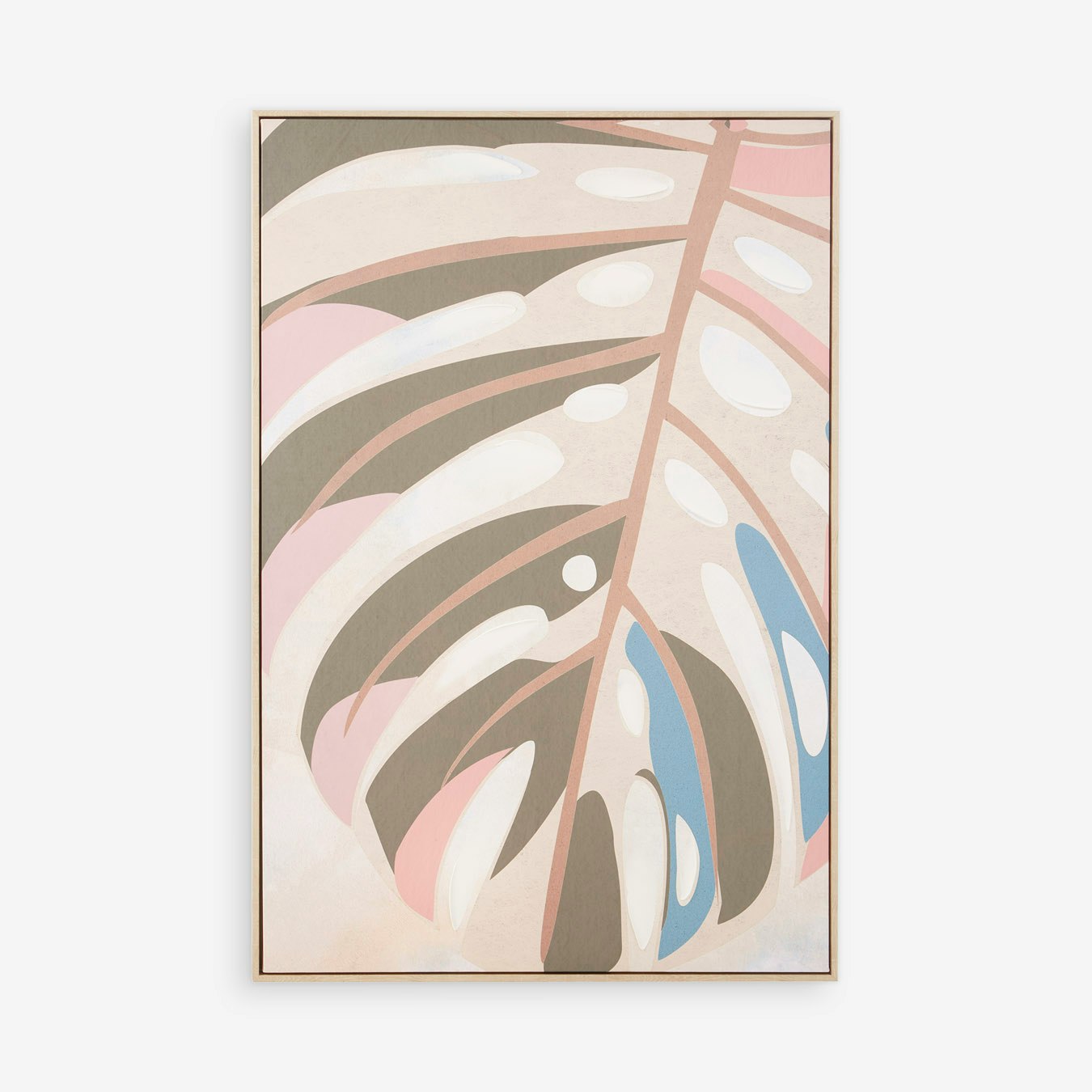Astratto Oil Painting Leave Wall Art Canvas by Fifty Five South