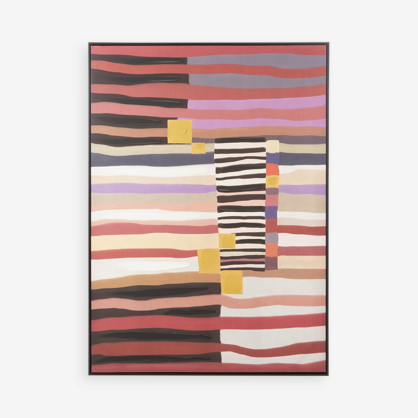 Astratto Oil Painting Stripes Wall Art Canvas by Fifty Five South