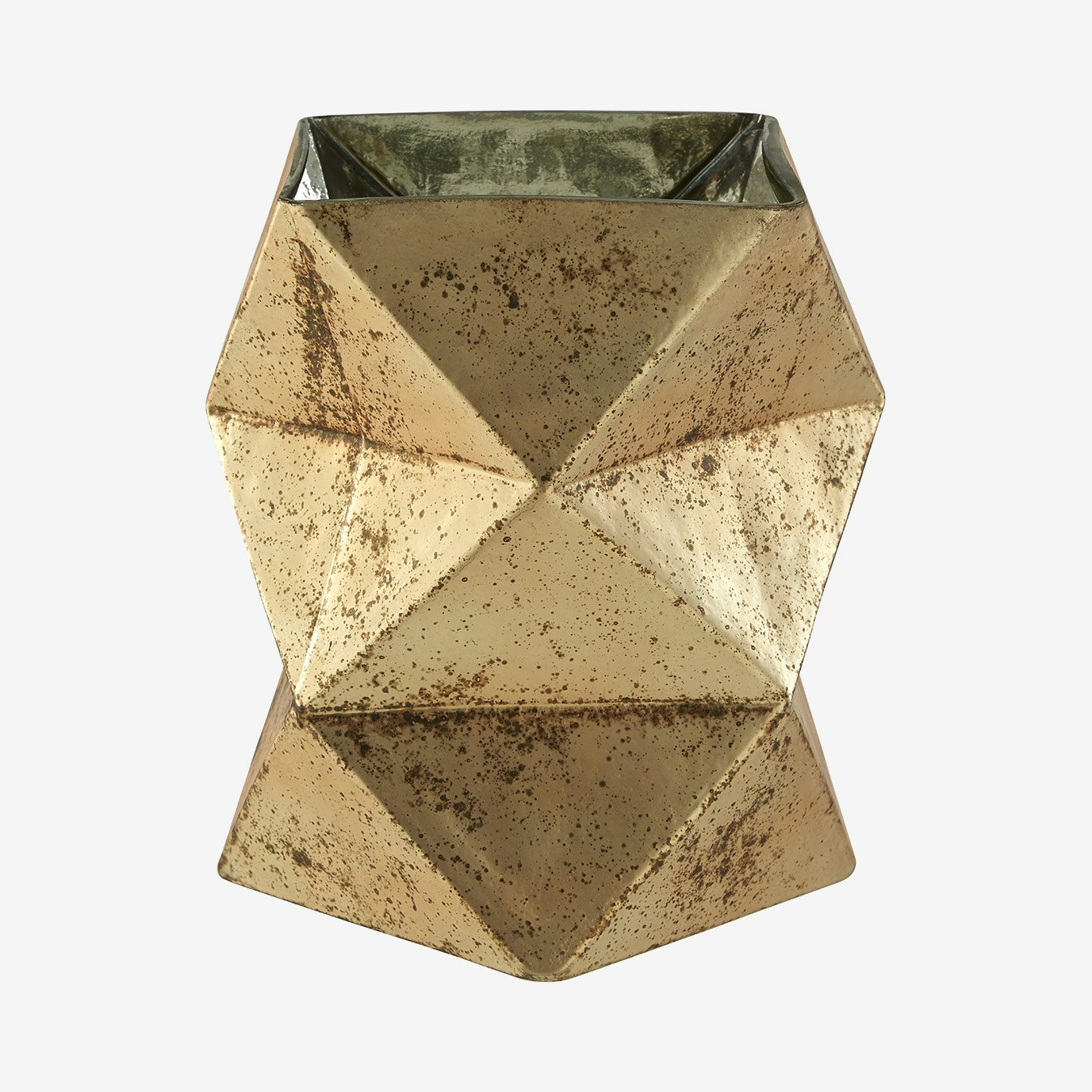 Rambia Candle Holder - Antique Gold by Fifty Five South