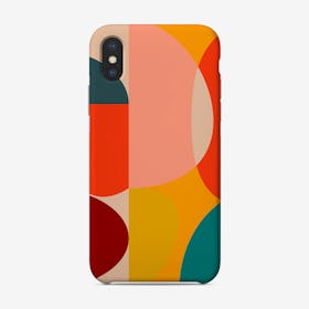 Coloured Mid 3 Phone Case