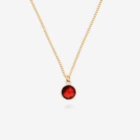 Cala Garnet Necklace