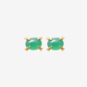 Sira Green Onyx Studs