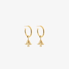 Canarina Hoop Earrings - Gold