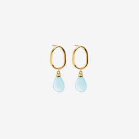 Cate Aqua Earrings