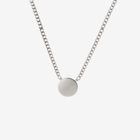 Kubik Disc Necklace - Silver