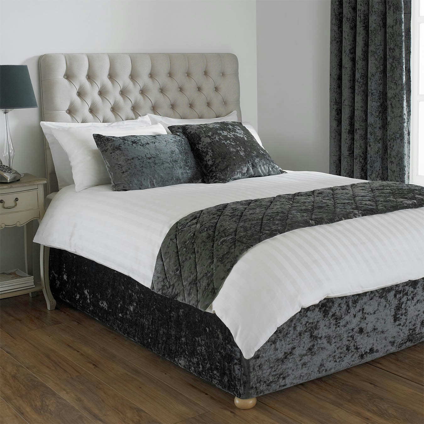 Verona Bedwrap - Pewter by Riva Home