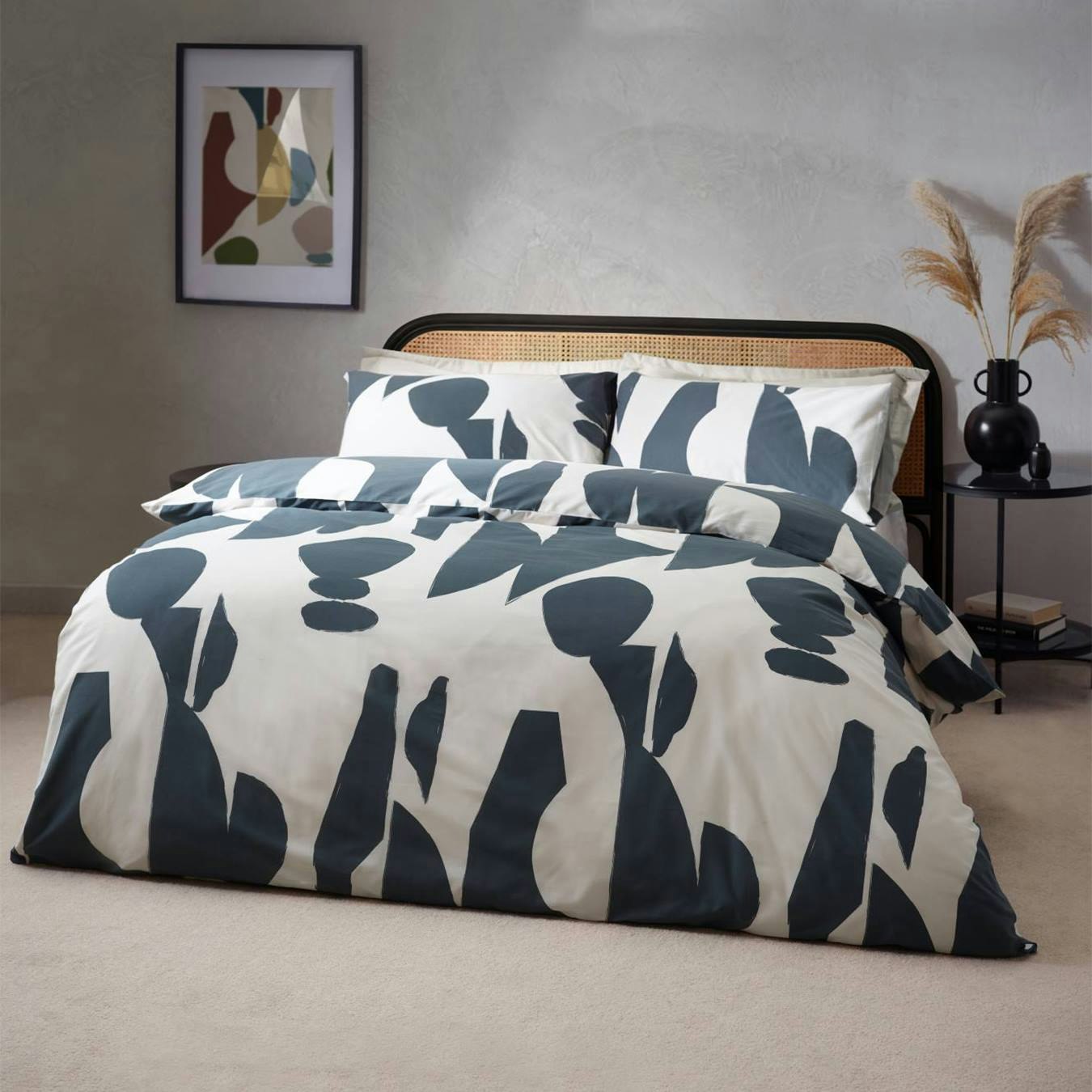 Meta Reversible Duvet Cover Set - Dusk by Riva Home