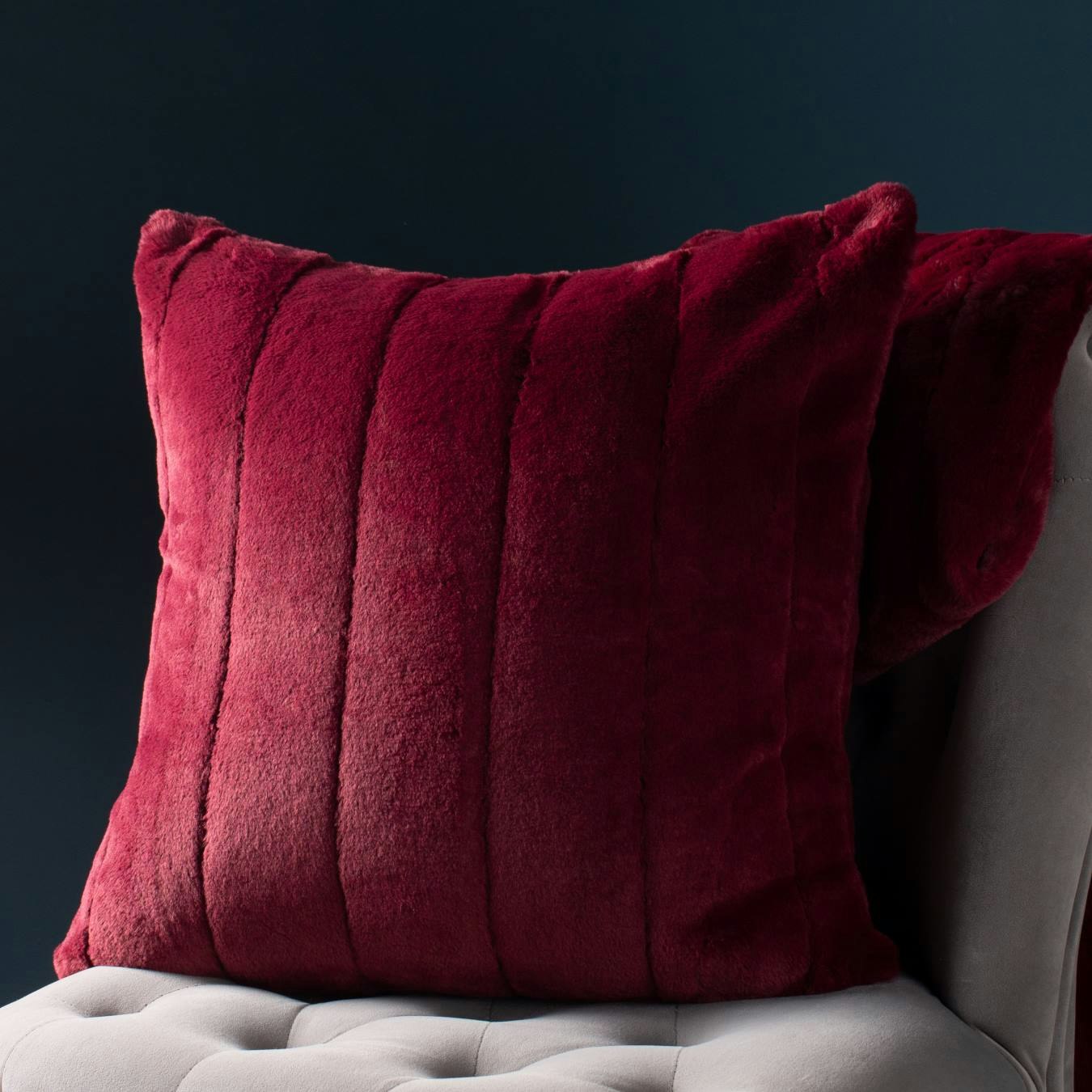 Empress Filled Cushion - Ruby by Riva Home