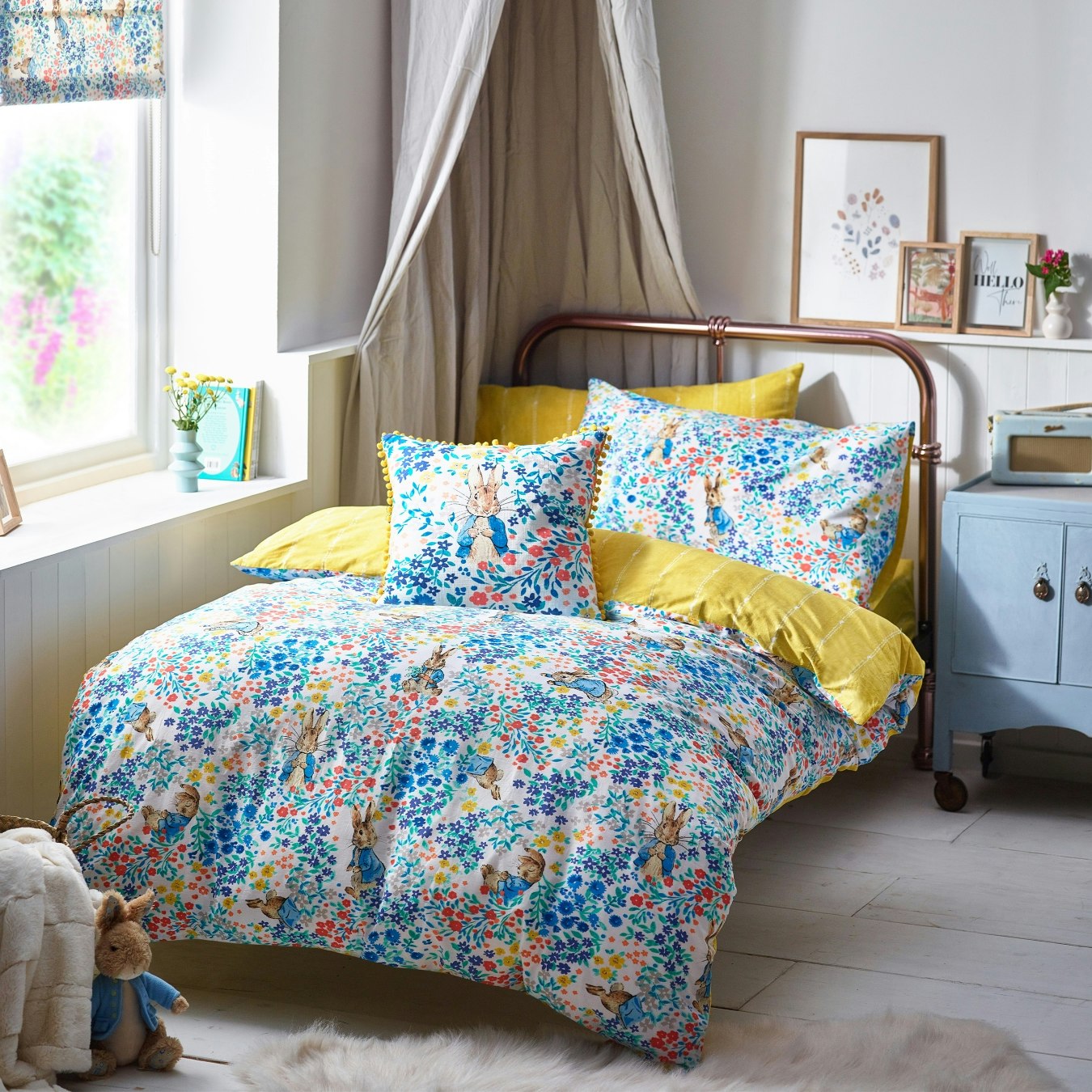 Peter Rabbit Florelli Duvet Set - Colourful by Riva Home