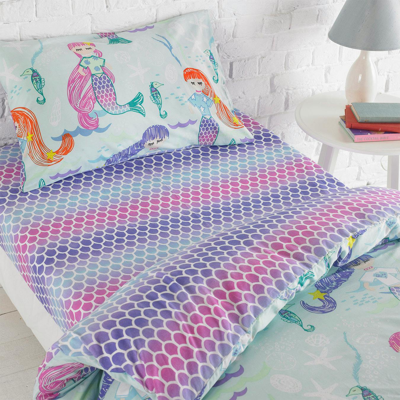 mermaid duvet cover single