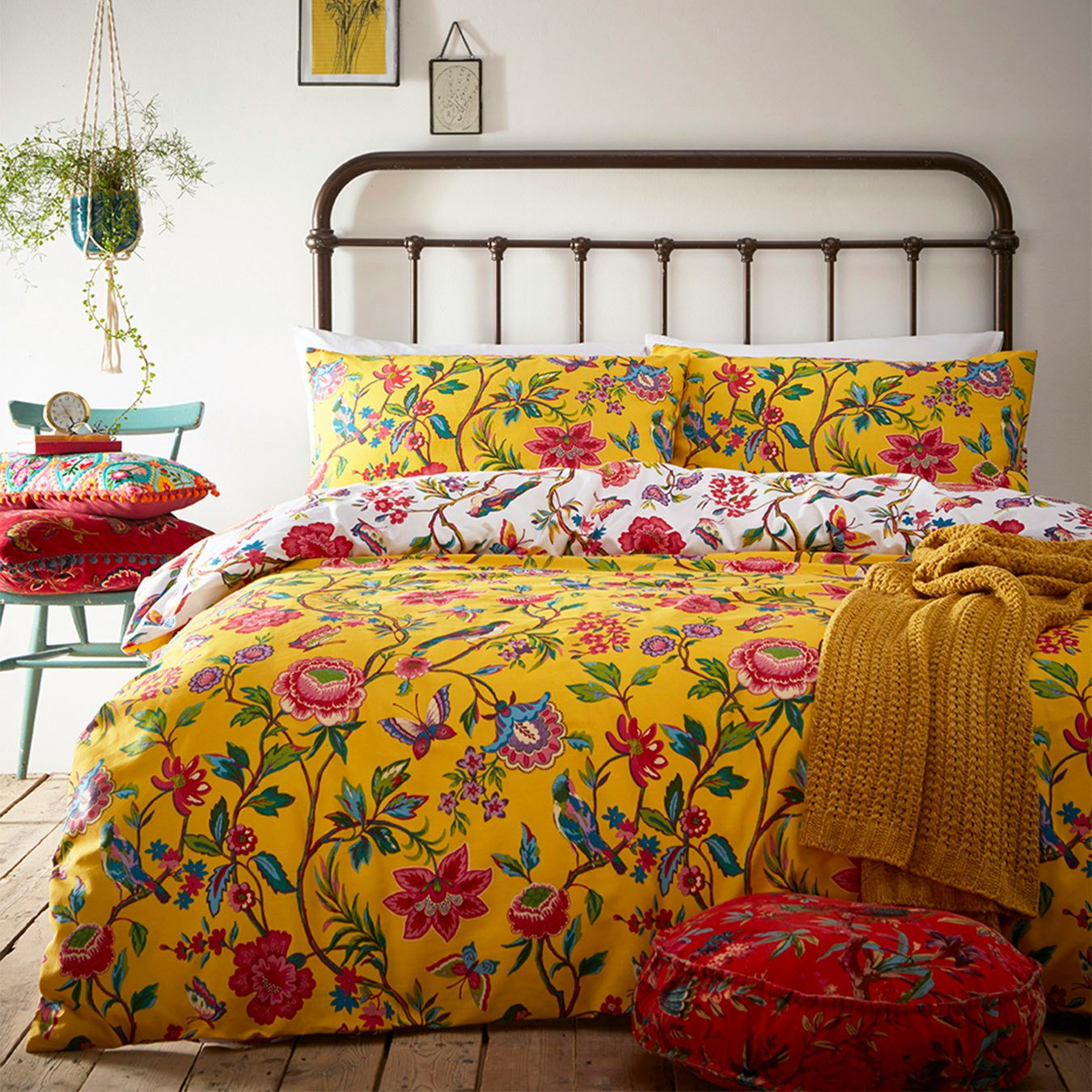 Pomelo Duvet Set - Yellow by Riva Home