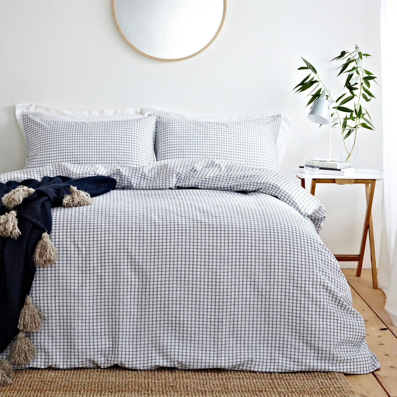 Signature Hazzy Duvet Set - Blue by Riva Home