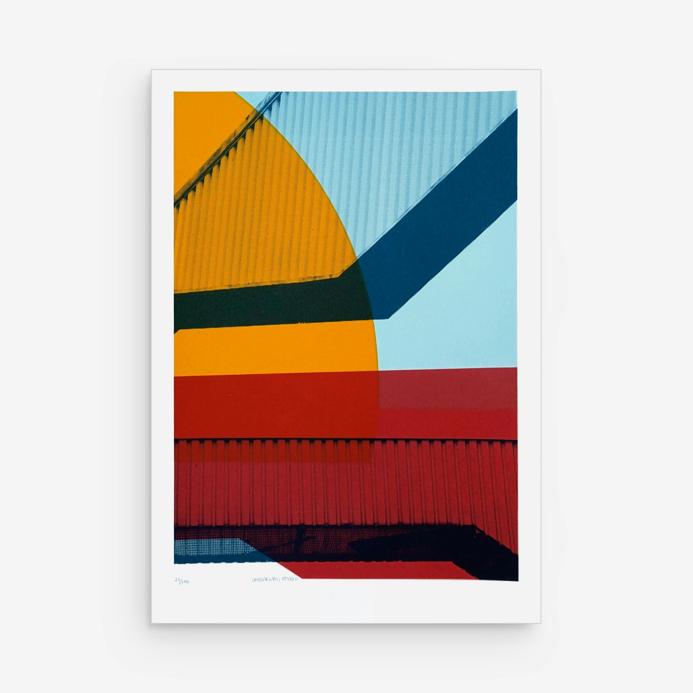 Brutal Forms IV - Screen Print by Underway Studio