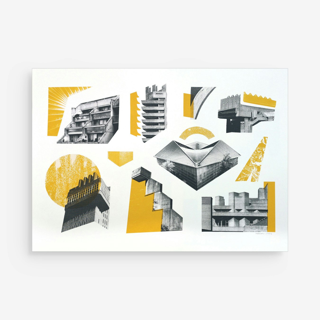 London Icons - Screen Print by Underway Studio