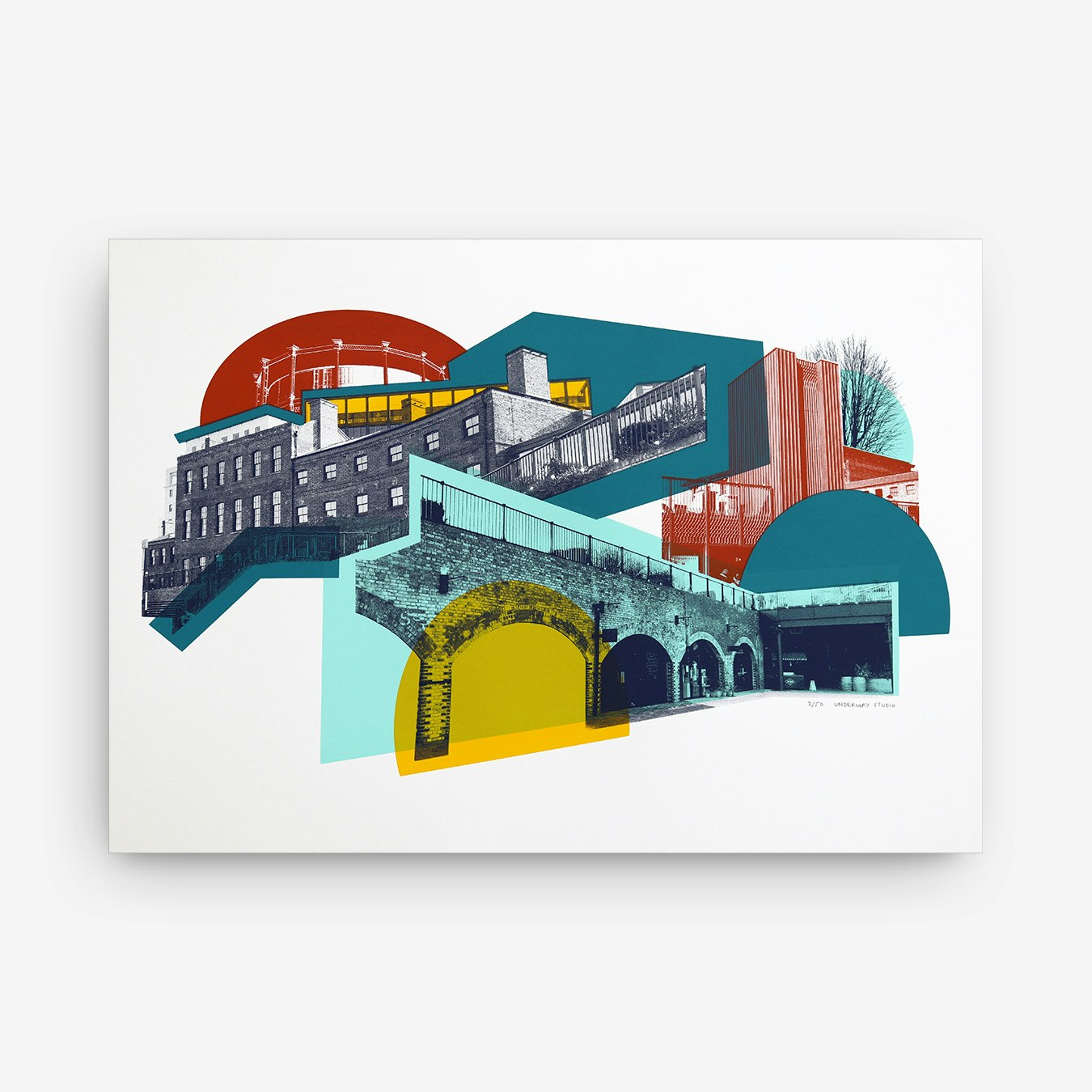 Coal Drops Yard - Screen Print by Underway Studio