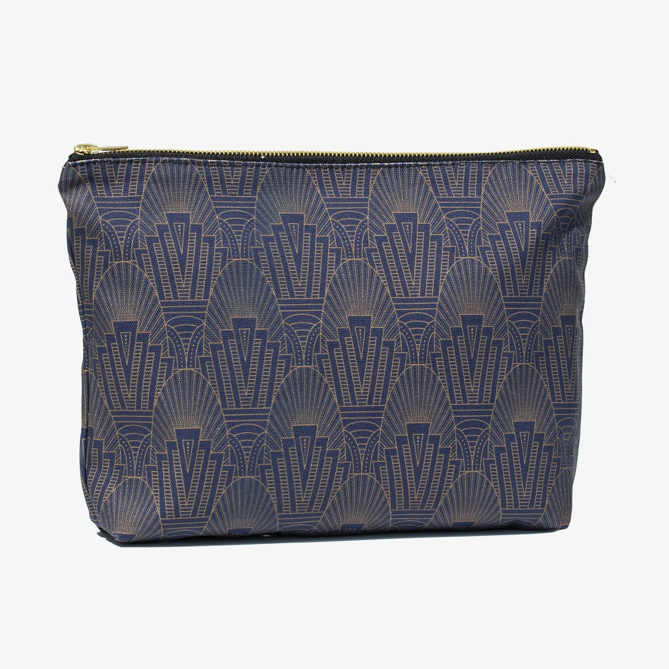 Art Deco Wash Bag - Blue by Keeler & Sidaway