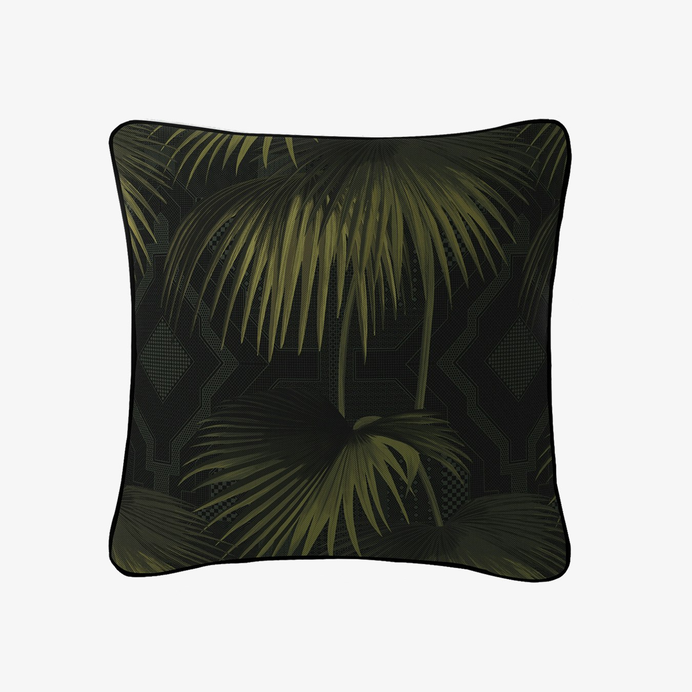 Mosaic Jungle Cushion - Green by Keeler & Sidaway