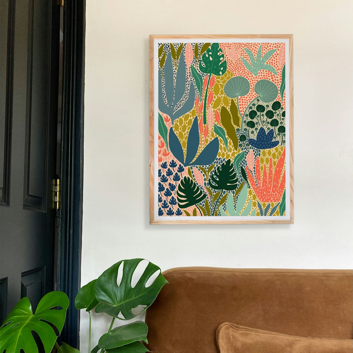 A Full Garden Living Room Art print by Michelle Parascandolo - Fy