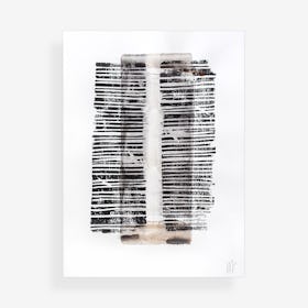 Frequency Wall Art - Black / Beige