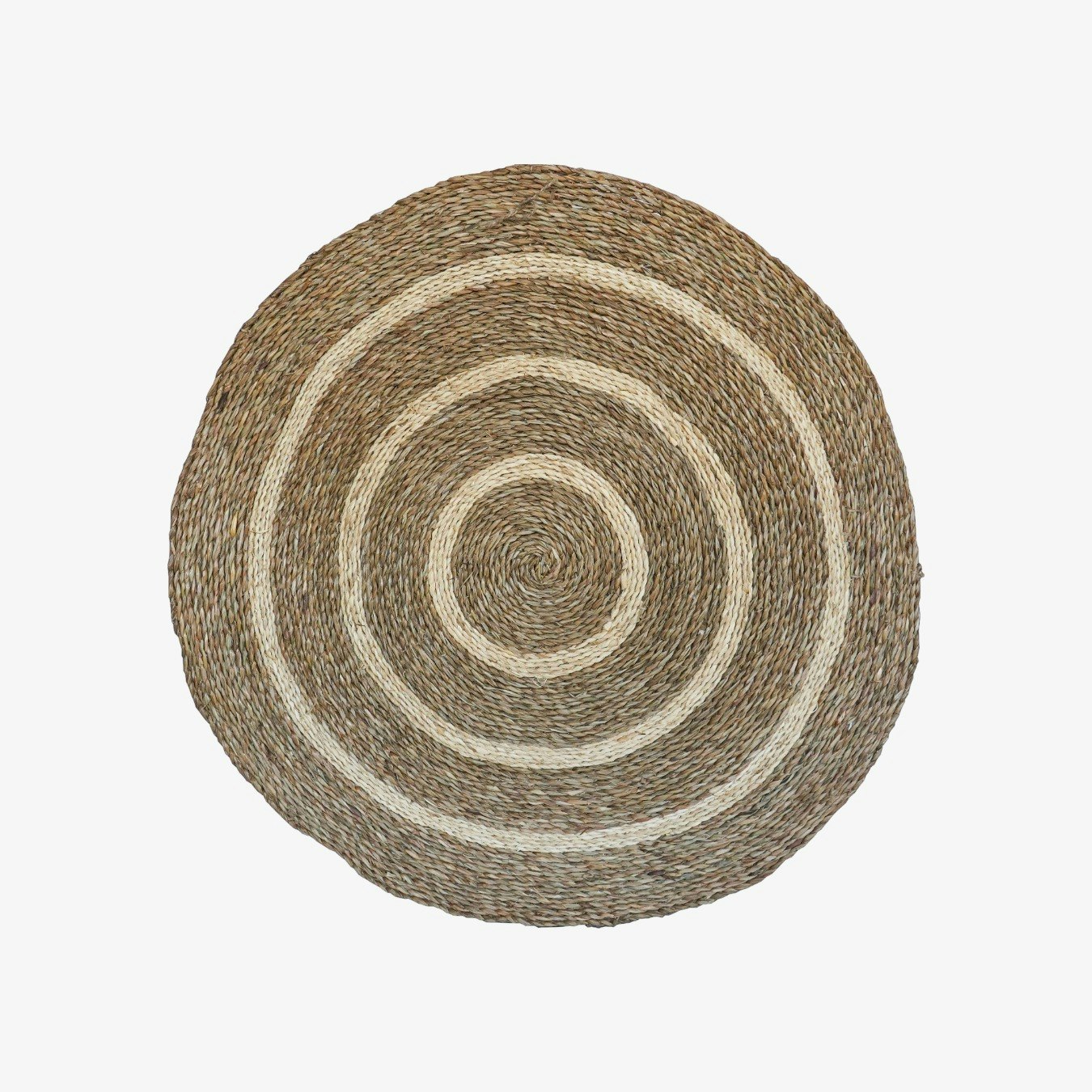 Spiral Seagrass Christmas Tree Mat by Ivyline