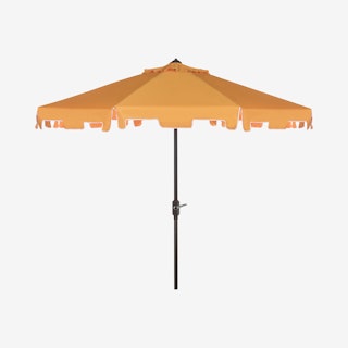 UV Resistant Outdoor Umbrella - Yellow / White