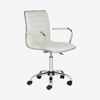 Jonika Swivel Desk Chair - White