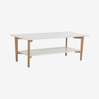Caraway Coffee Table - White