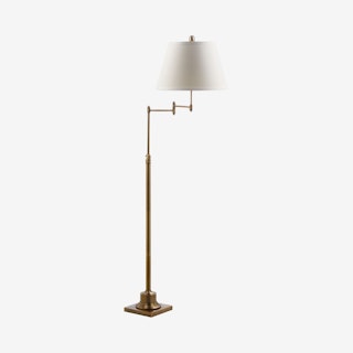 Ingram Adjustable Swivel Floor Lamp - Gold