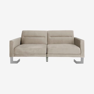 Tribeca Foldable Sofa Bed - Grey / Steel