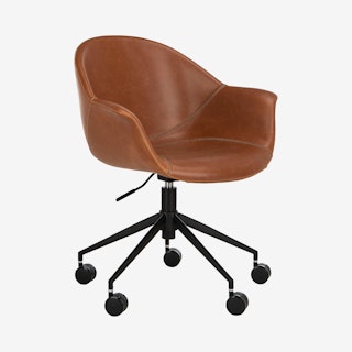 Ember Office Chair - Light Brown / Black