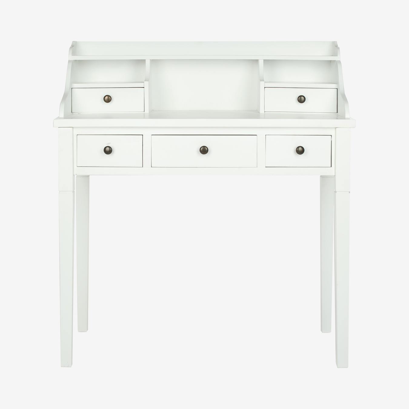 landon writing desk white